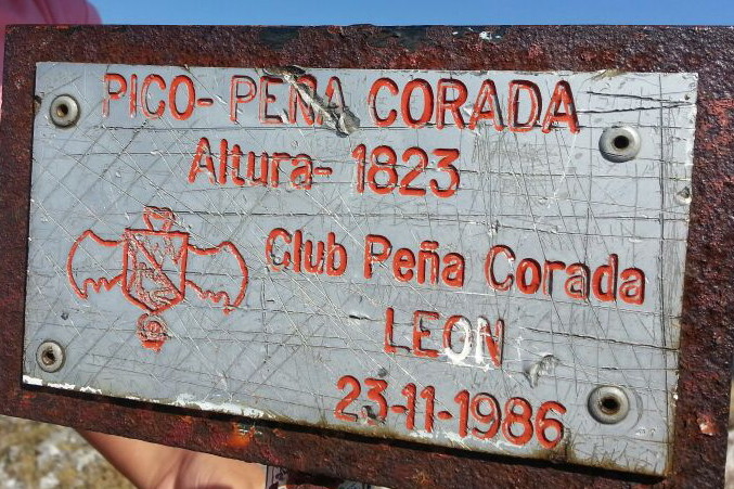 Peñacorada es troba a 1823 m.
