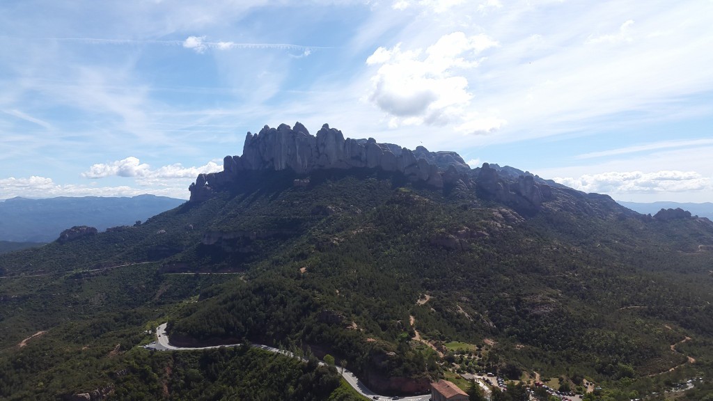 La muntanya de Montserrat.