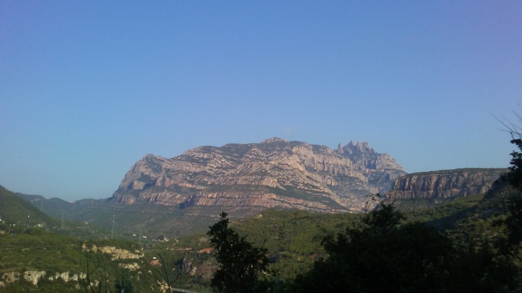 El massís de Montserrat.